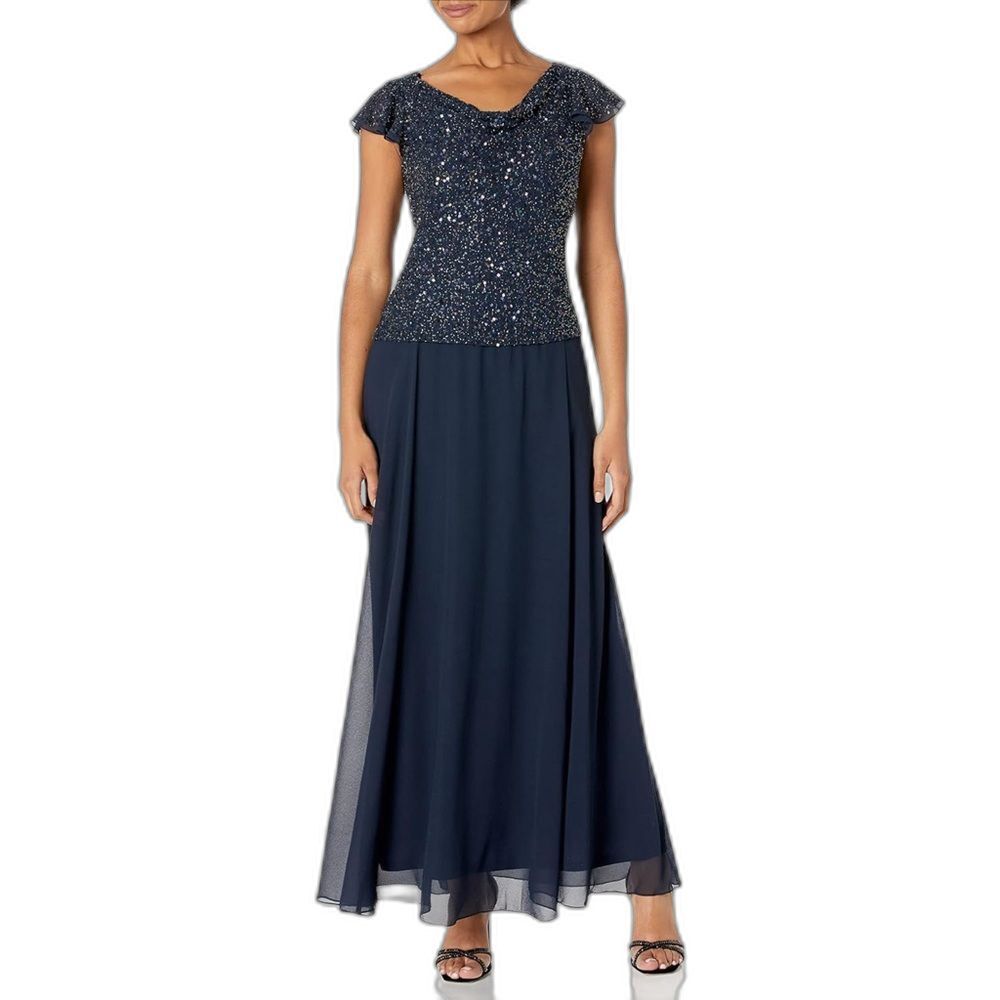 J Kara Women's Plus Size Flutter-Sleeve Embellish… - image 1